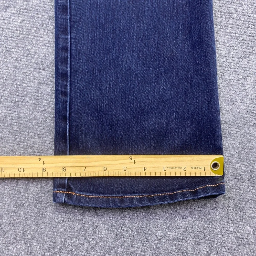 Banana Republic Curvy Boot Jeans Dark Wash Blue Denim Size 28 Western Grunge